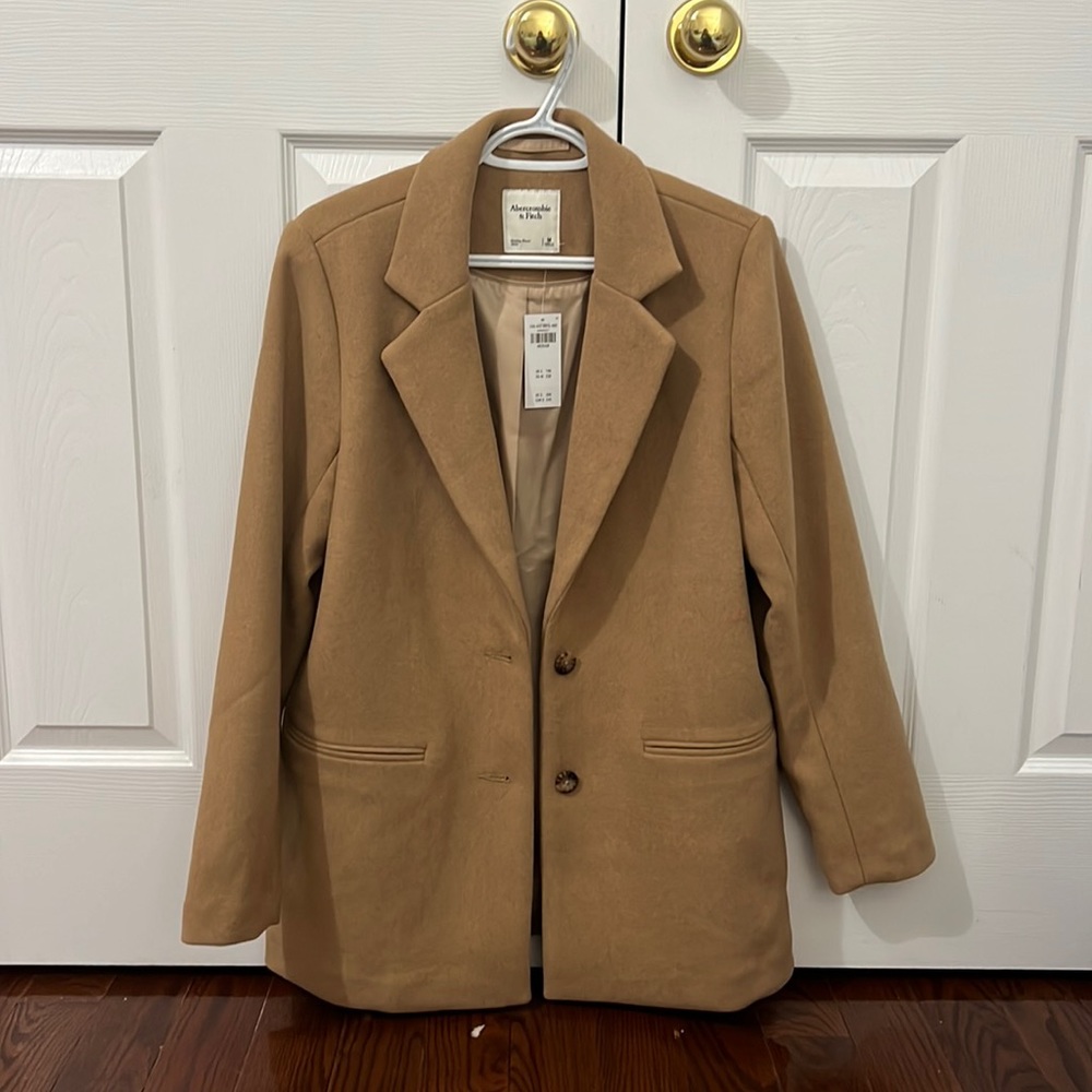 Abercrombie Wool-Blend Blazer Coat